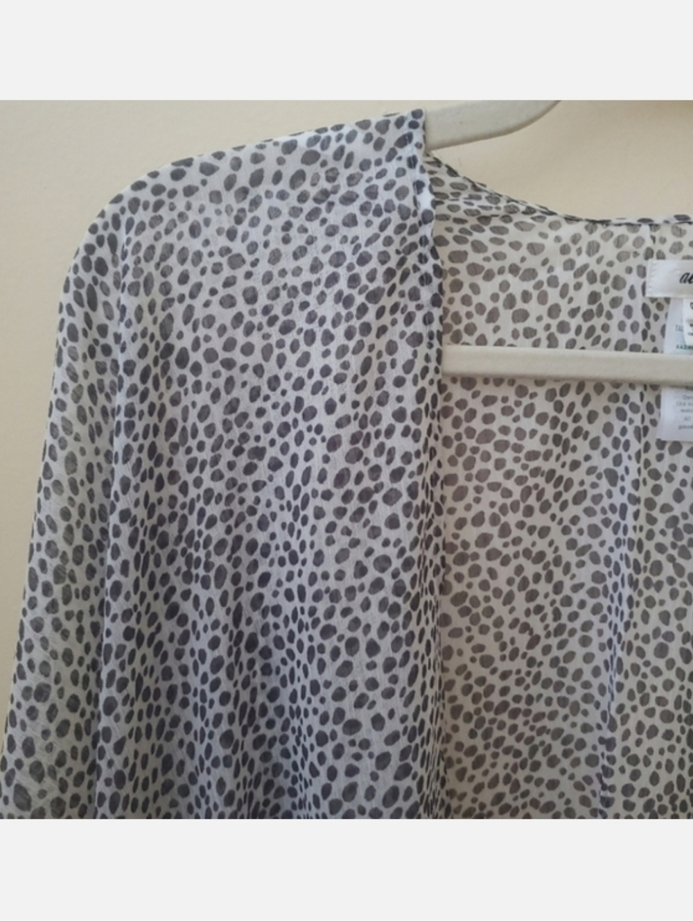 Leopard Print Kimono/ Duster by Aerie - Picture 4 of 5